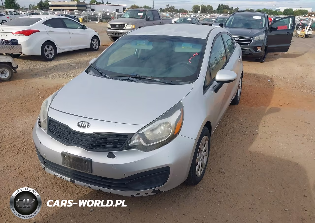 2013 Kia Rio Lx VIN:KNADM4A33D6137830 - 2