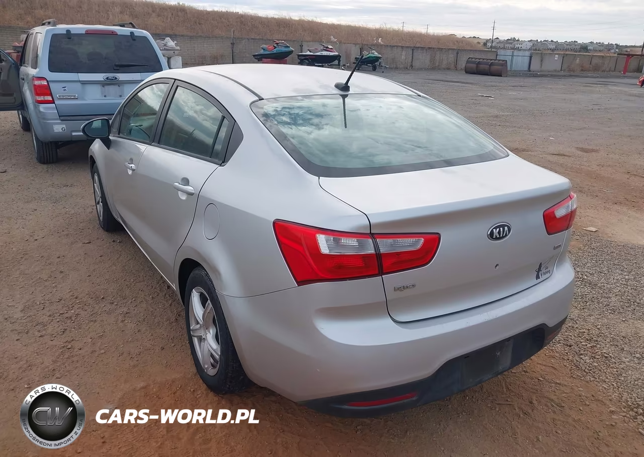 2013 Kia Rio Lx VIN:KNADM4A33D6137830 - 3