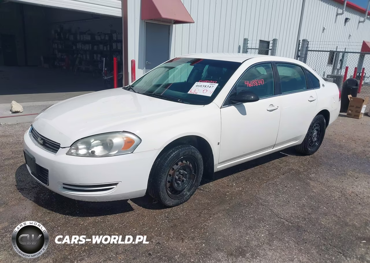 2008 Chevrolet Impala Police VIN:2G1WS553381376608 - 2