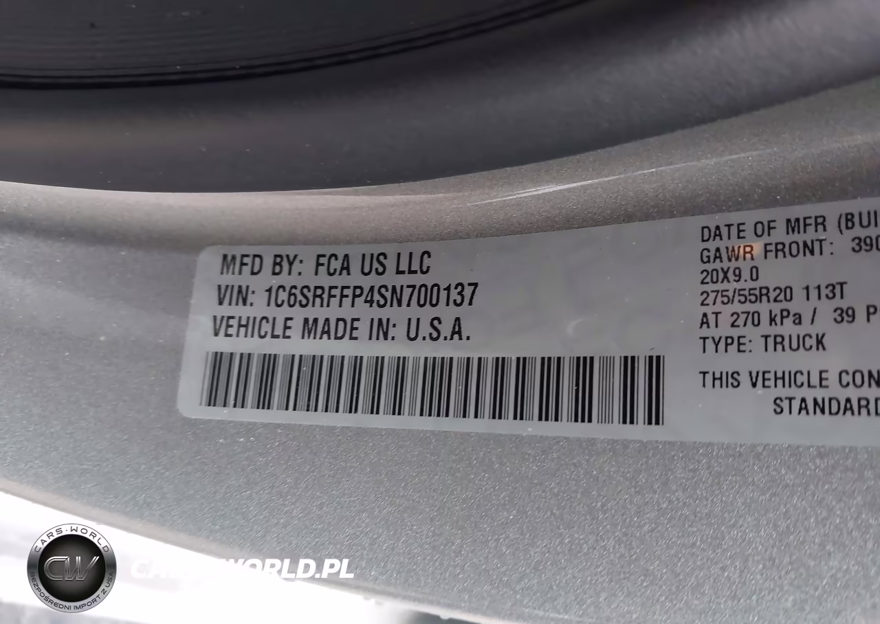 2025 Ram 1500 Lone Star 4X4 5'7 Box VIN:1C6SRFFP4SN700137 - 9