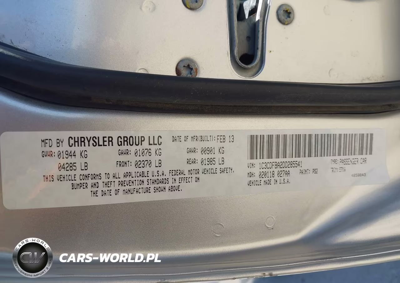 2013 Dodge Dart Sxt VIN:1C3CDFBA2DD285541 - 9