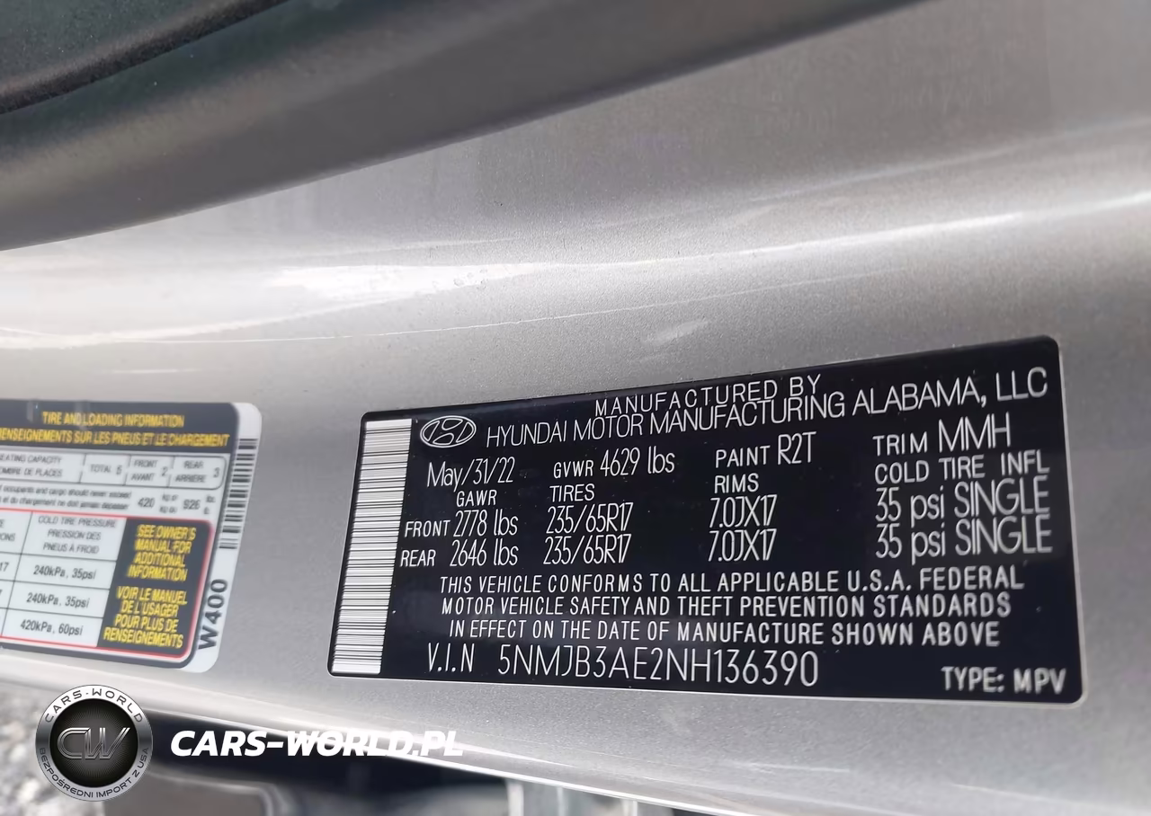 2022 Hyundai Tucson Sel VIN:5NMJB3AE2NH136390 - 9