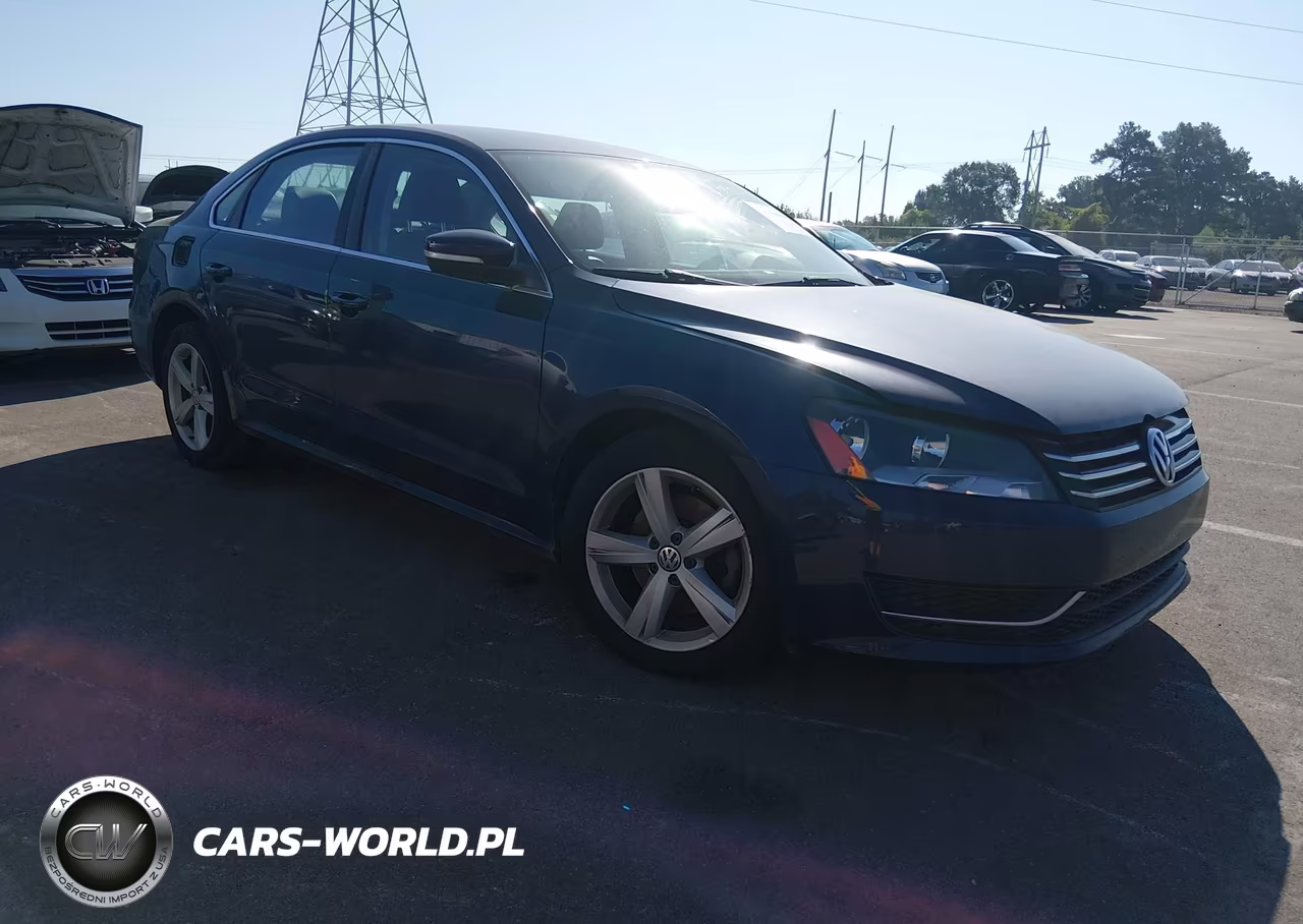 2013 Volkswagen Passat 2.5L Se VIN:1VWBH7A32DC068630 - 1