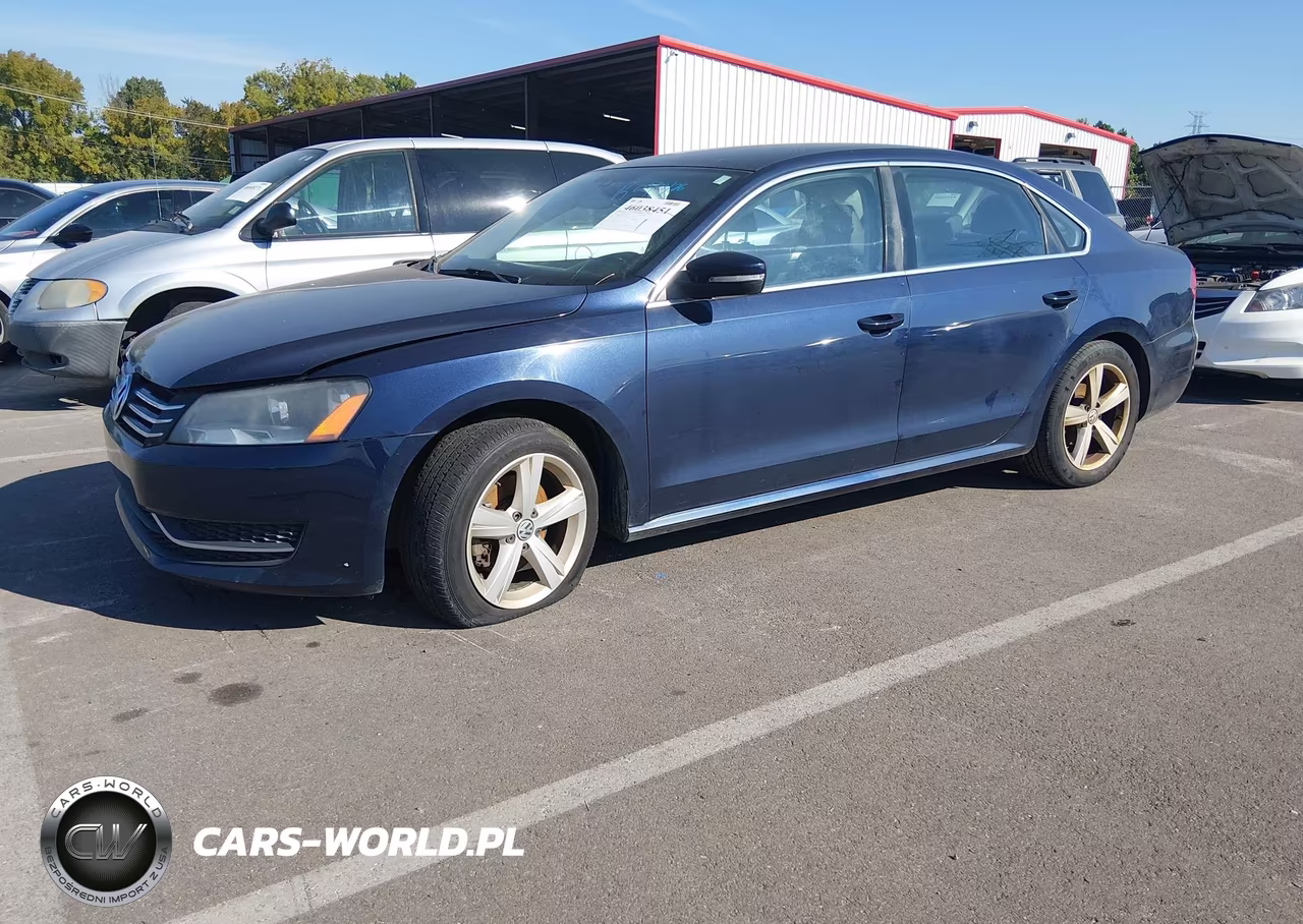 2013 Volkswagen Passat 2.5L Se VIN:1VWBH7A32DC068630 - 2