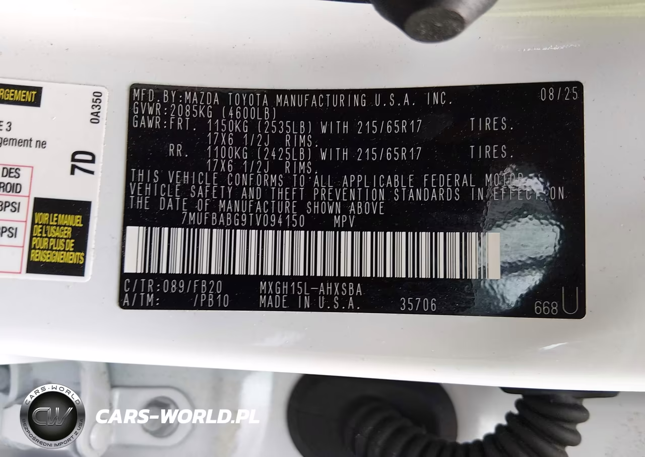 2026 Toyota Corolla Cross Hybrid Se VIN:7MUFBABG9TV094150 - 9