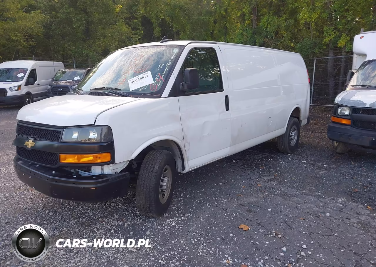 2024 Chevrolet Express Cargo Rwd 2500 Extended Wheelbase Wt VIN:1GCWGBFP8R1288086 - 2