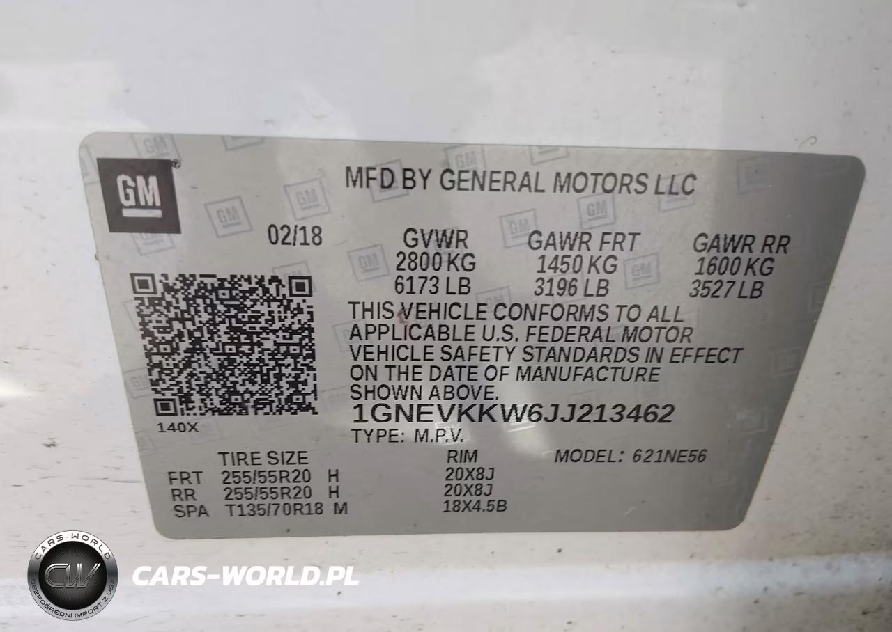 2018 Chevrolet Traverse High Country VIN:1GNEVKKW6JJ213462 - 9