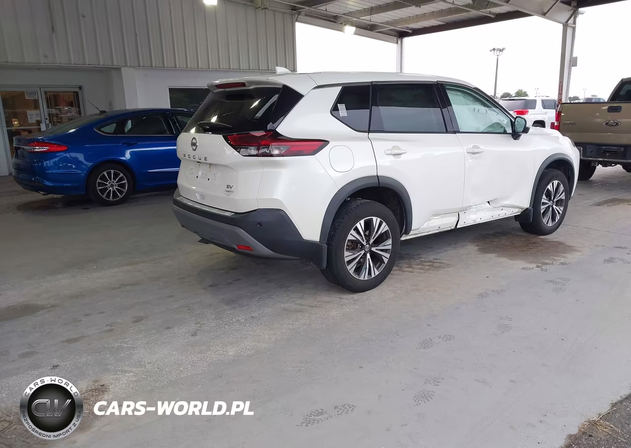 2021 Nissan Rogue Sv Fwd VIN:5N1AT3BA3MC809348 - 4