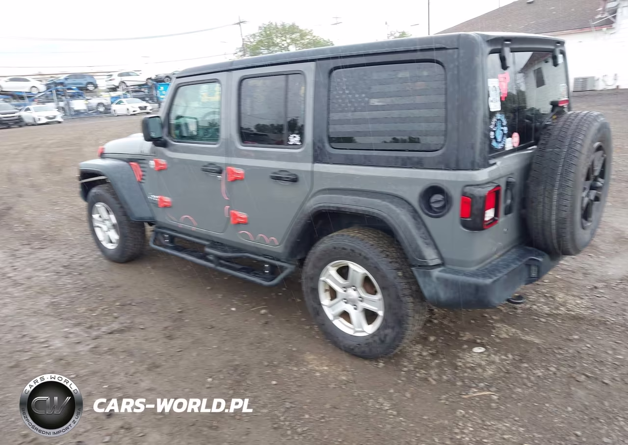 2019 Jeep Wrangler Unlimited Sport S 4X4 VIN:1C4HJXDN9KW683914 - 3
