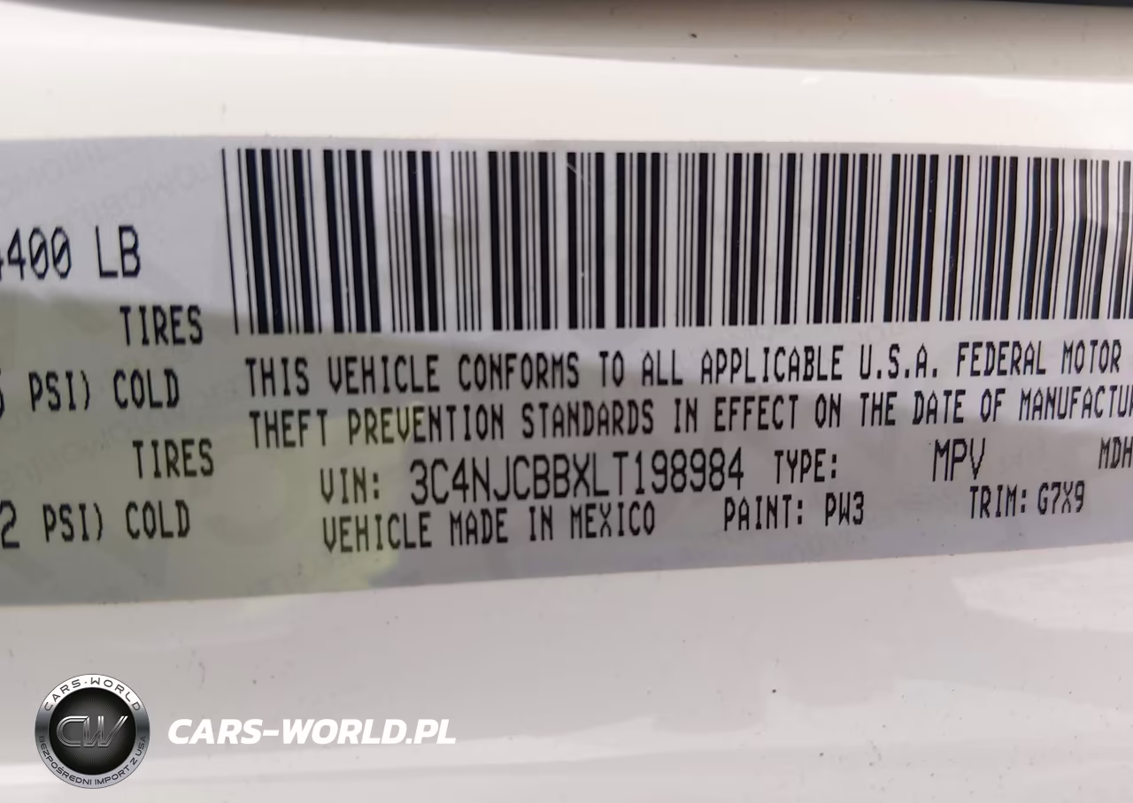 2020 Jeep Compass Sun And Wheel Fwd VIN:3C4NJCBBXLT198984 - 9