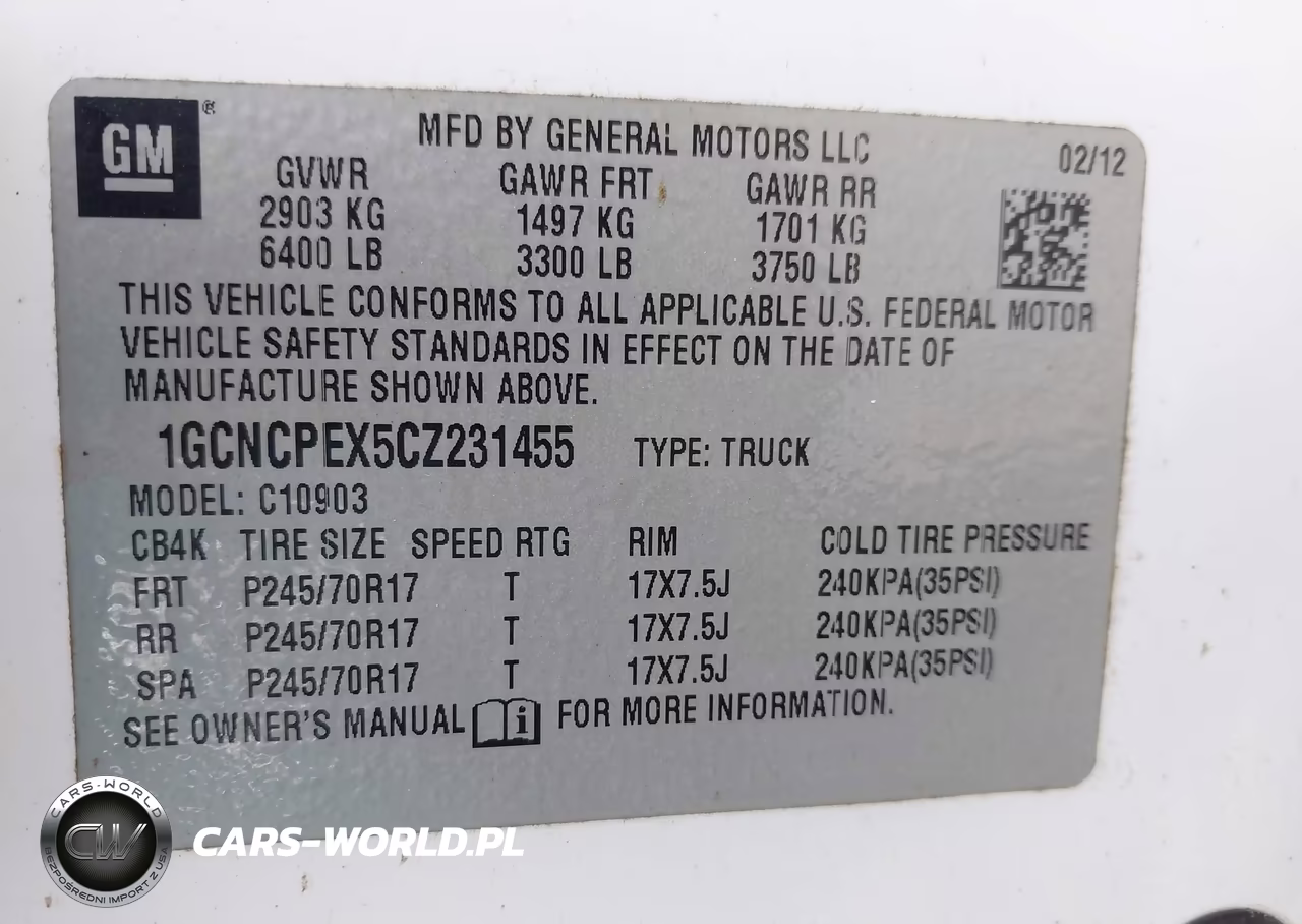2012 Chevrolet Silverado 1500 Work Truck VIN:1GCNCPEX5CZ231455 - 9