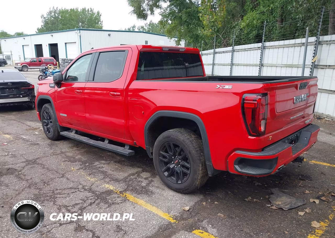 2021 GMC Sierra 1500 4Wd Short Box Elevation VIN:1GTU9CED5MZ349791 - 3