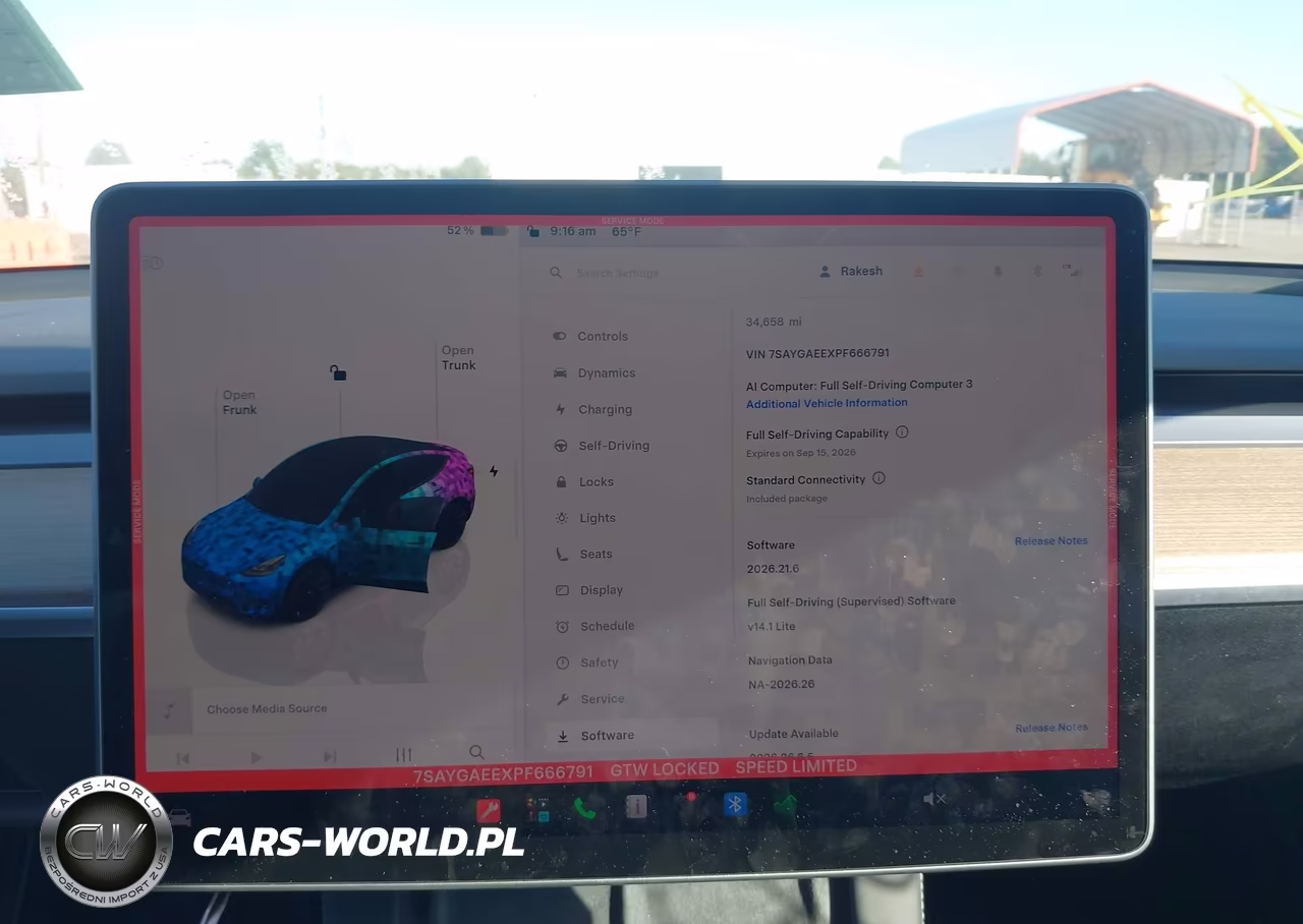 2023 Tesla Model Y Awd-Long Range Dual Motor All-Wheel Drive VIN:7SAYGAEEXPF666791 - 7