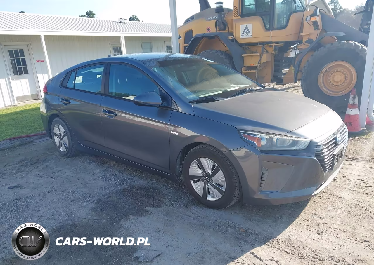 2018 Hyundai Ioniq Hybrid Blue VIN:KMHC65LC8JU099672 - 1