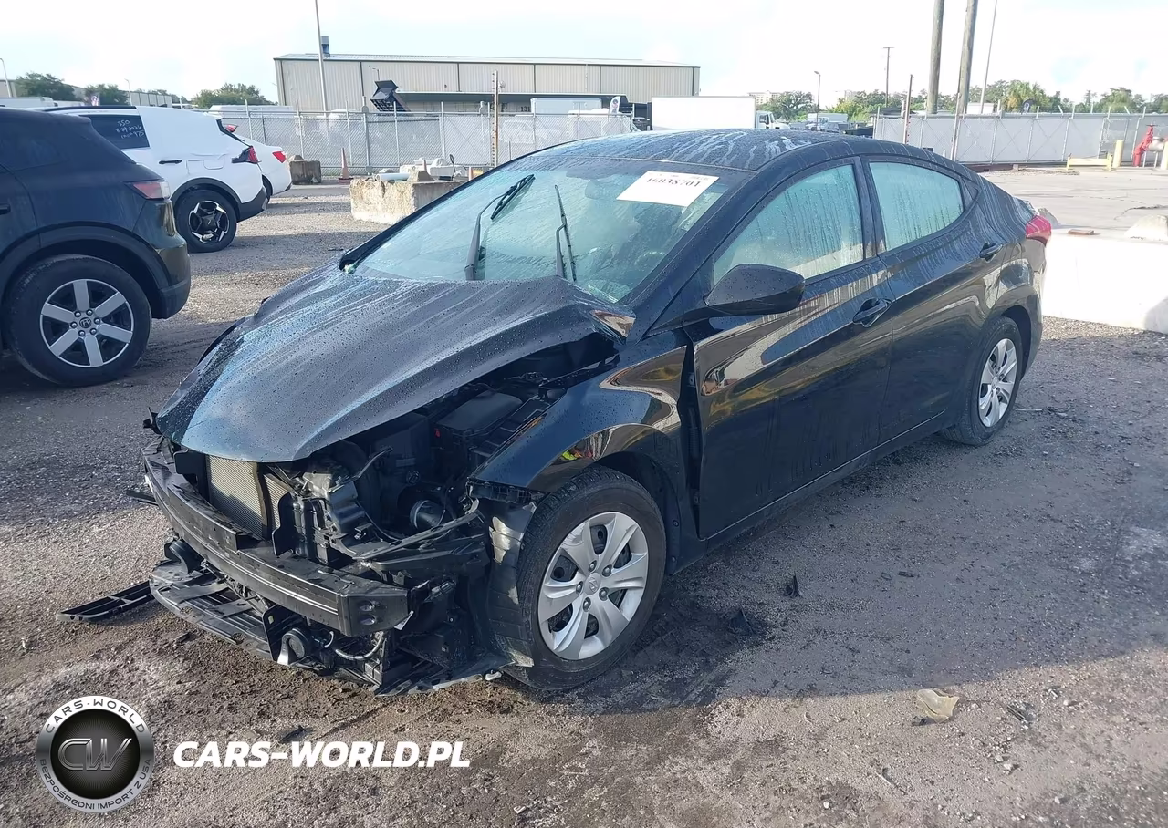 2016 Hyundai Elantra Se VIN:5NPDH4AE6GH761303 - 2