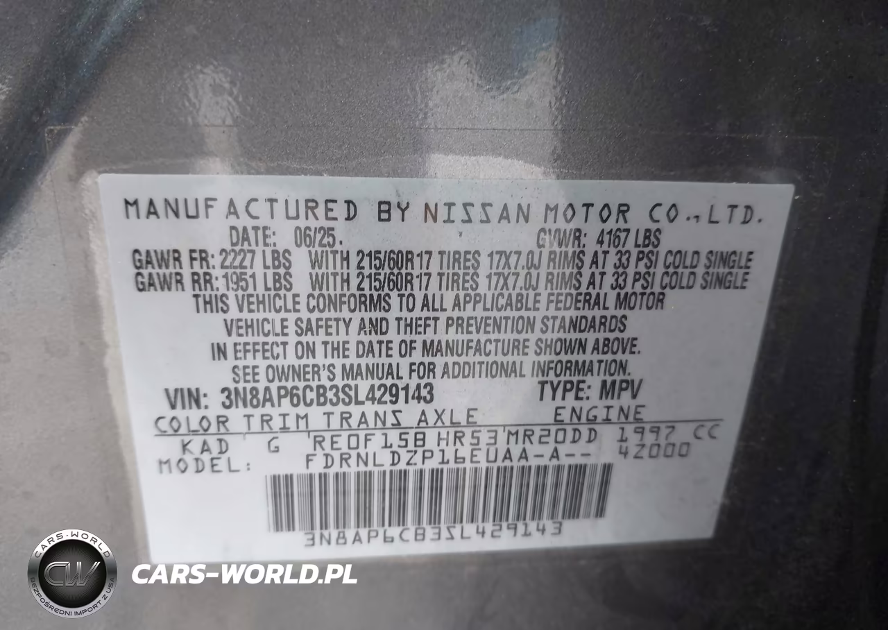 2025 Nissan Kicks Sv Intelligent Awd VIN:3N8AP6CB3SL429143 - 9