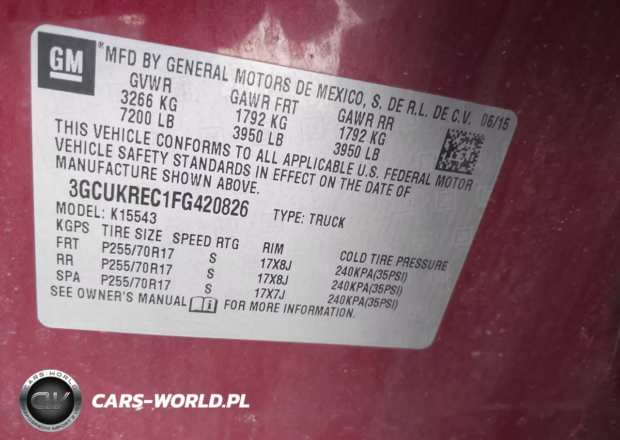 2015 Chevrolet Silverado 1500 1Lt VIN:3GCUKREC1FG420826 - 9
