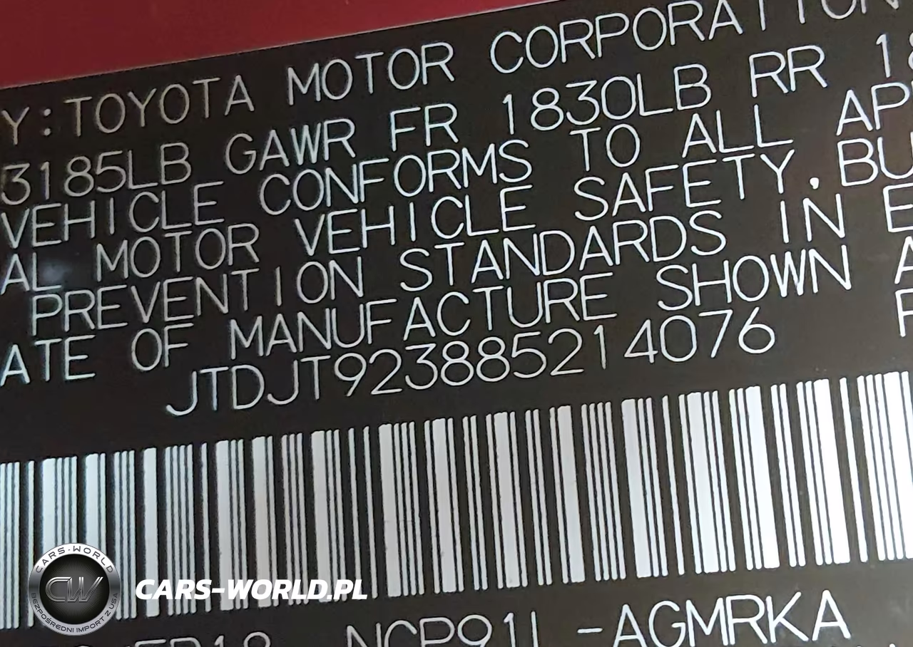 2008 Toyota Yaris VIN:JTDJT923885214076 - 9