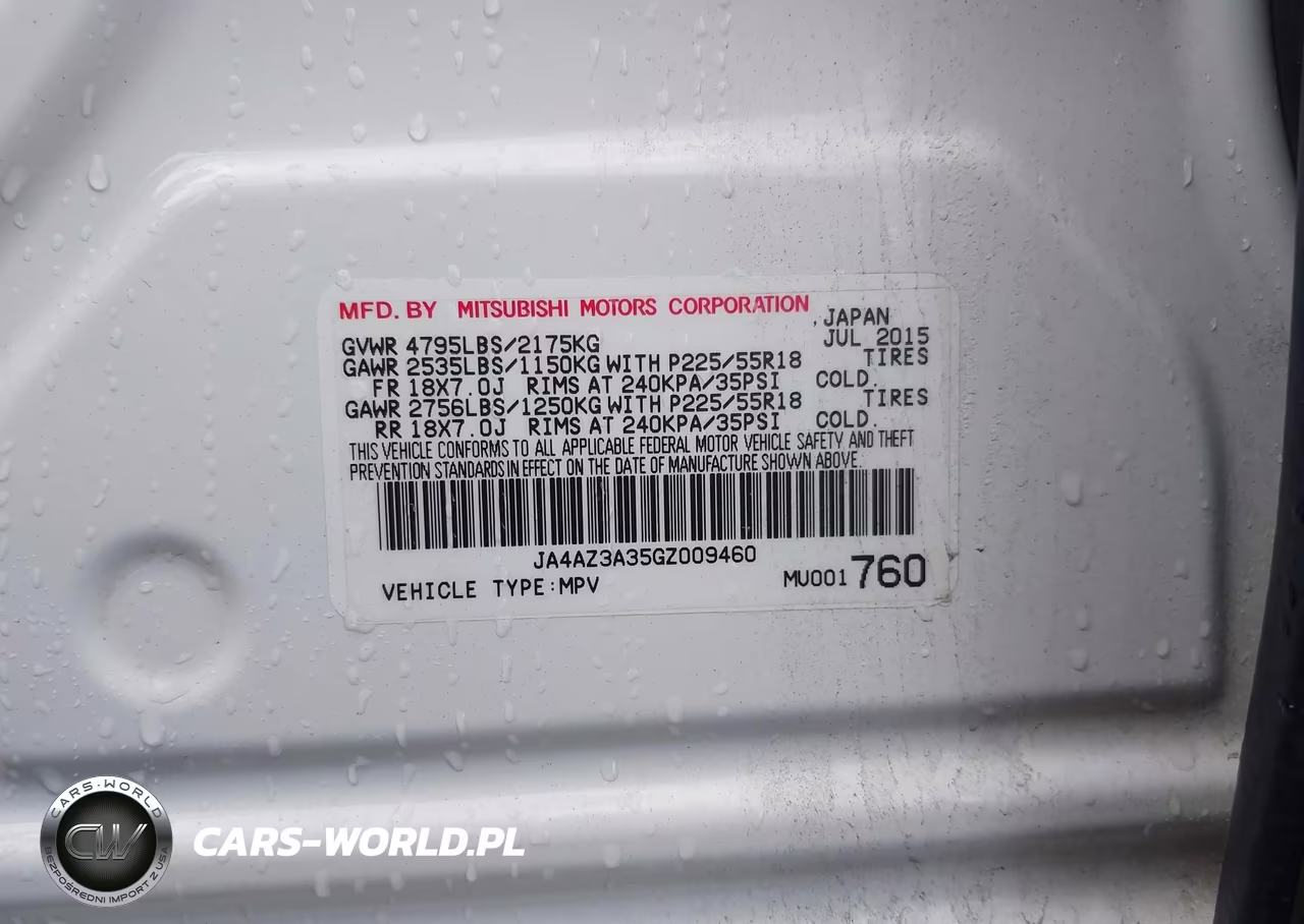 2016 Mitsubishi Outlander Sel VIN:JA4AZ3A35GZ009460 - 9