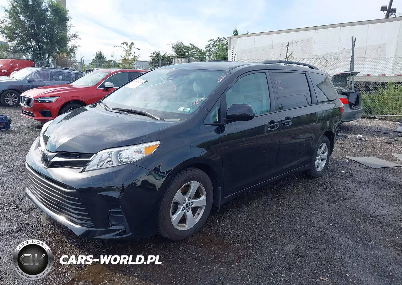 2020 Toyota Sienna Le VIN:5TDKZ3DC2LS084442 - 2