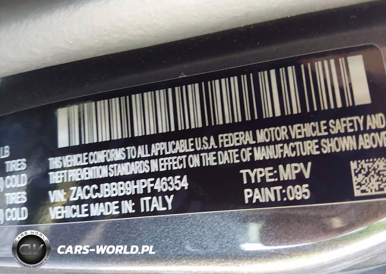 2017 Jeep Renegade Latitude 4X4 VIN:ZACCJBBB9HPF46354 - 9
