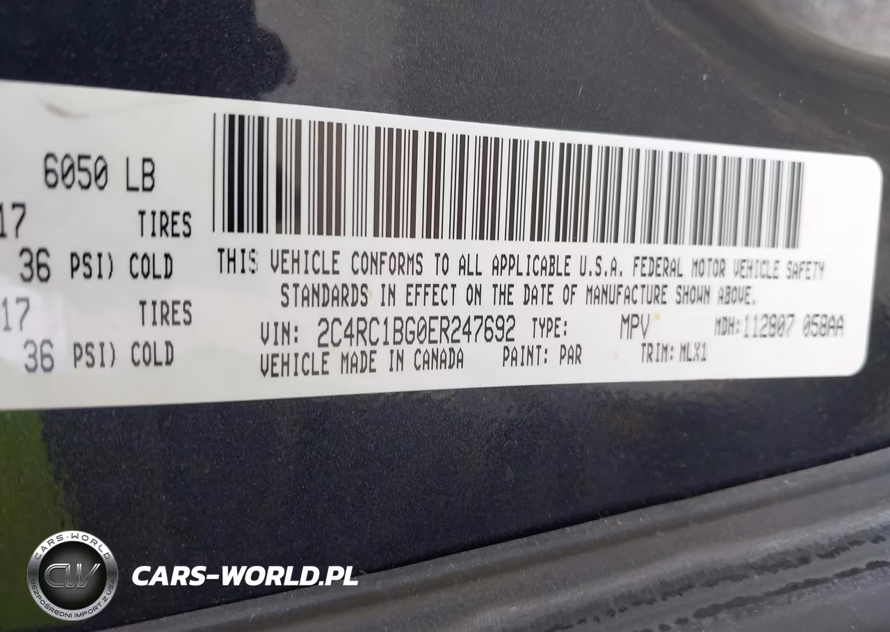 2014 Chrysler Town & Country Touring VIN:2C4RC1BG0ER247692 - 9