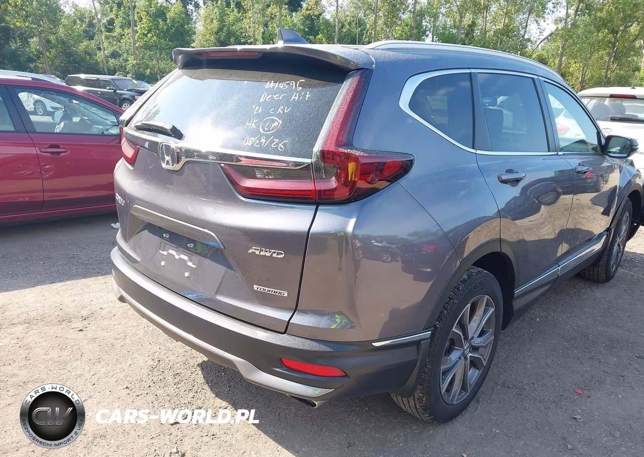 2021 Honda Cr-V Awd Touring VIN:5J6RW2H91ML014508 - 4