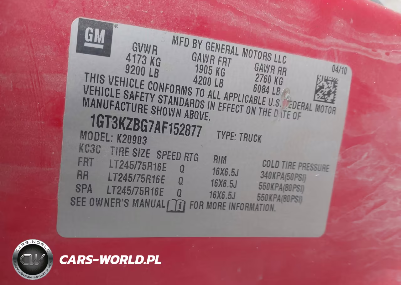 2010 GMC Sierra 2500Hd Work Truck VIN:1GT3KZBG7AF152877 - 9