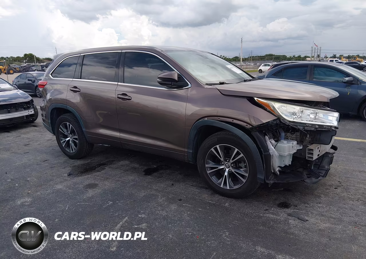 2017 Toyota Highlander Le VIN:5TDZZRFH7HS215883 - 1