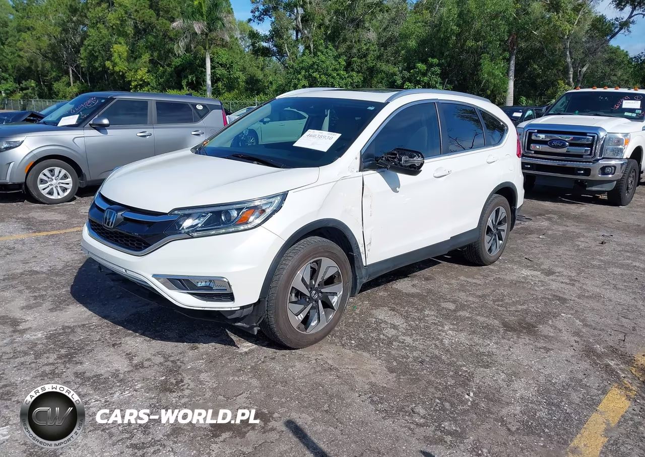 2015 Honda Cr-V Touring VIN:5J6RM3H98FL016075 - 2