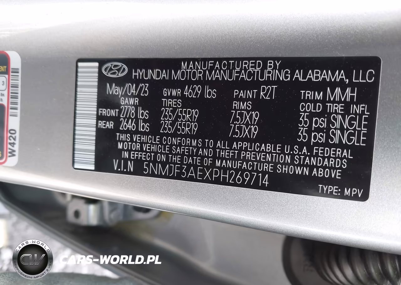 2023 Hyundai Tucson Sel VIN:5NMJF3AEXPH269714 - 9