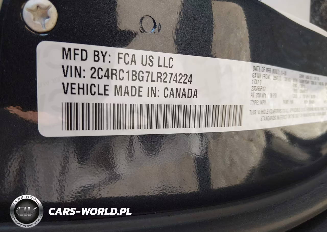 2020 Chrysler Pacifica Touring L VIN:2C4RC1BG7LR274224 - 9