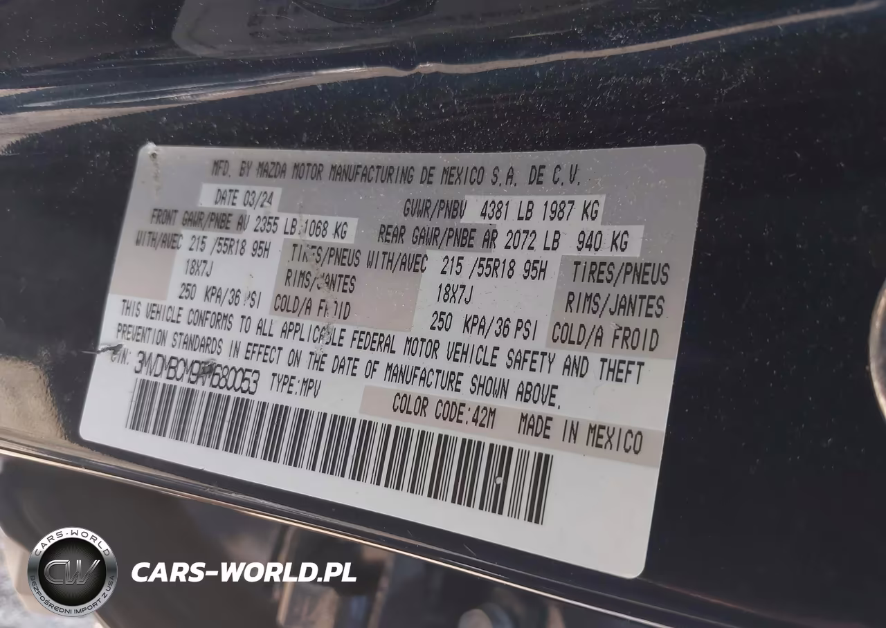 2024 Mazda Cx-30 2.5 S Preferred Package VIN:3MVDMBCM9RM680053 - 9