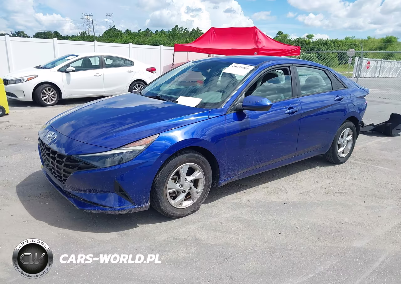 2021 Hyundai Elantra Se VIN:KMHLL4AG9MU192844 - 2