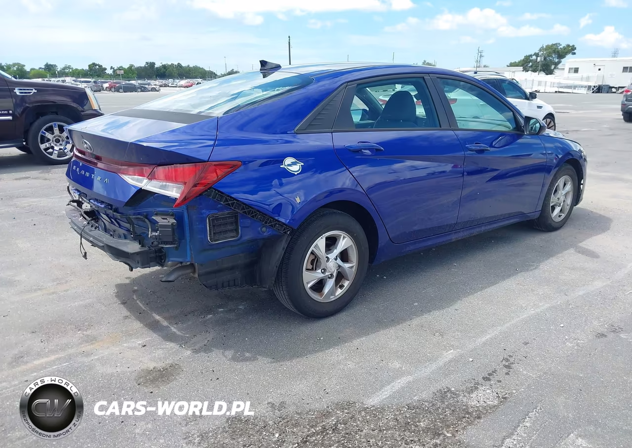 2021 Hyundai Elantra Se VIN:KMHLL4AG9MU192844 - 4