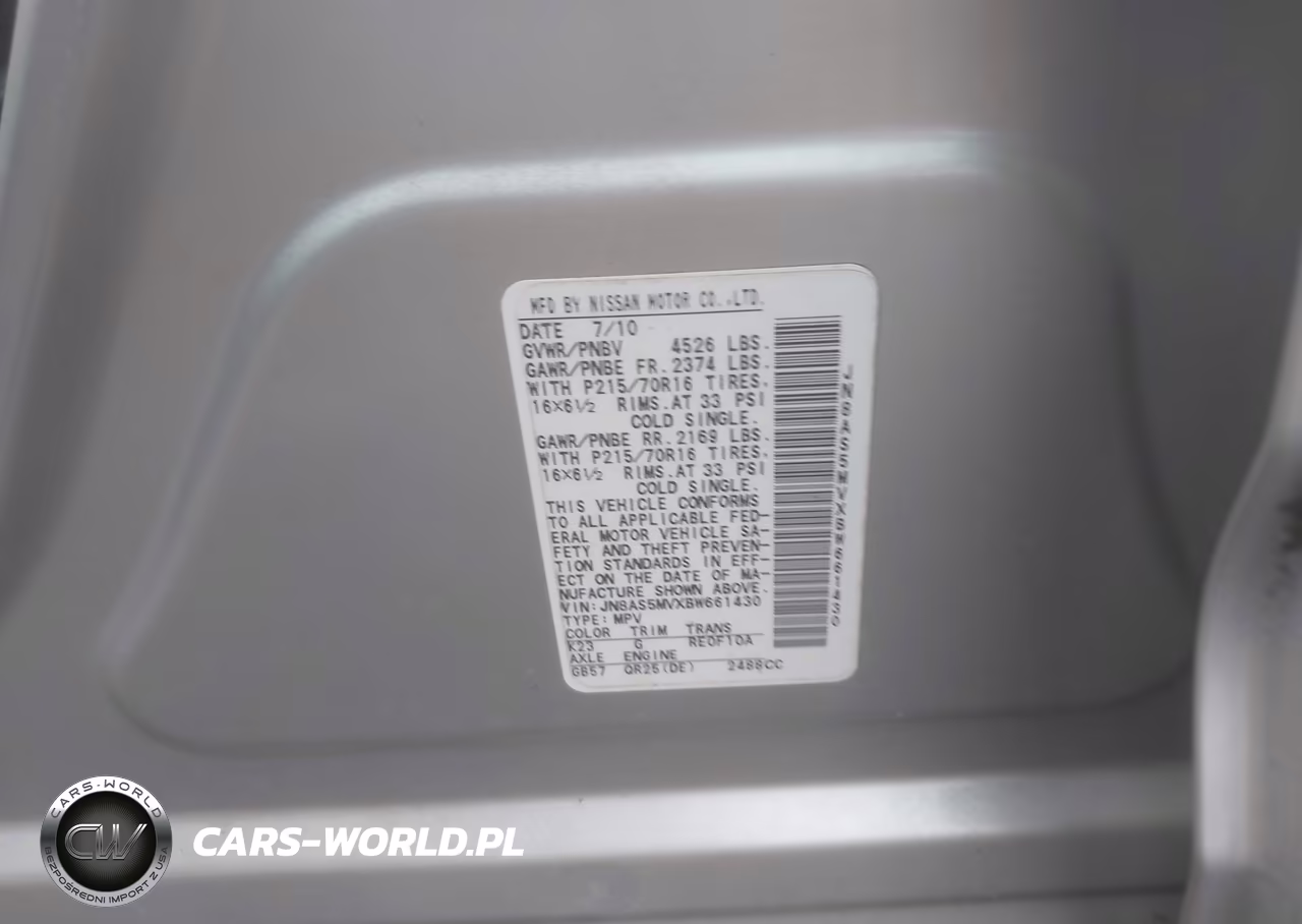 2011 Nissan Rogue S VIN:JN8AS5MVXBW661430 - 9