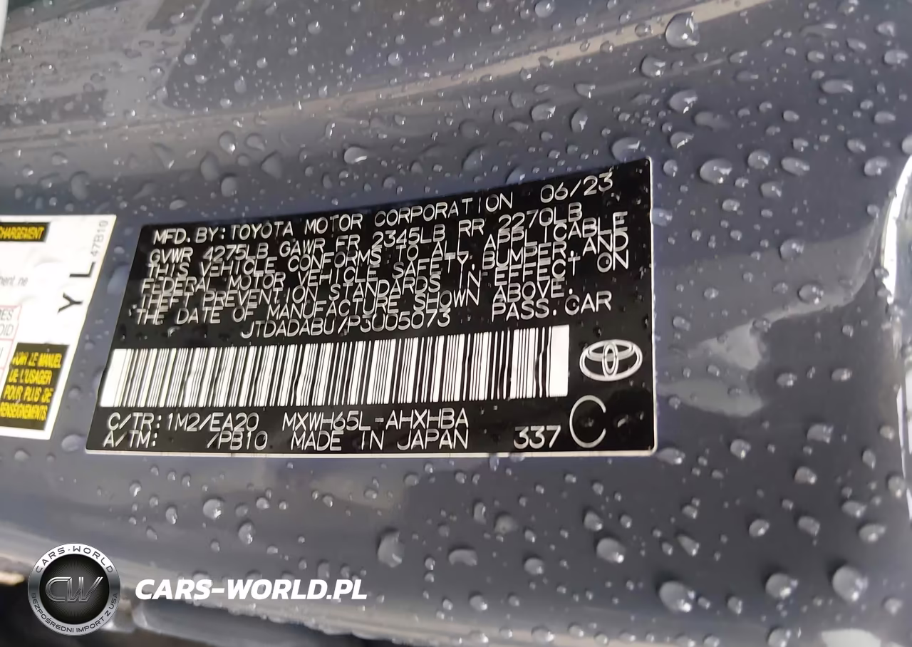 2023 Toyota Prius Limited Awd-E VIN:JTDADABU7P3005073 - 9