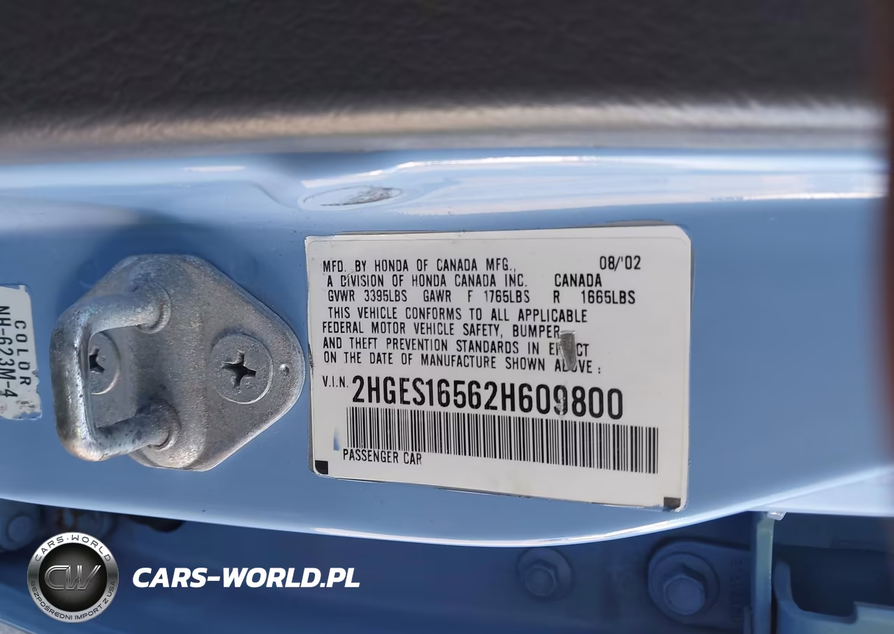 2002 Honda Civic Lx VIN:2HGES16562H609800 - 9
