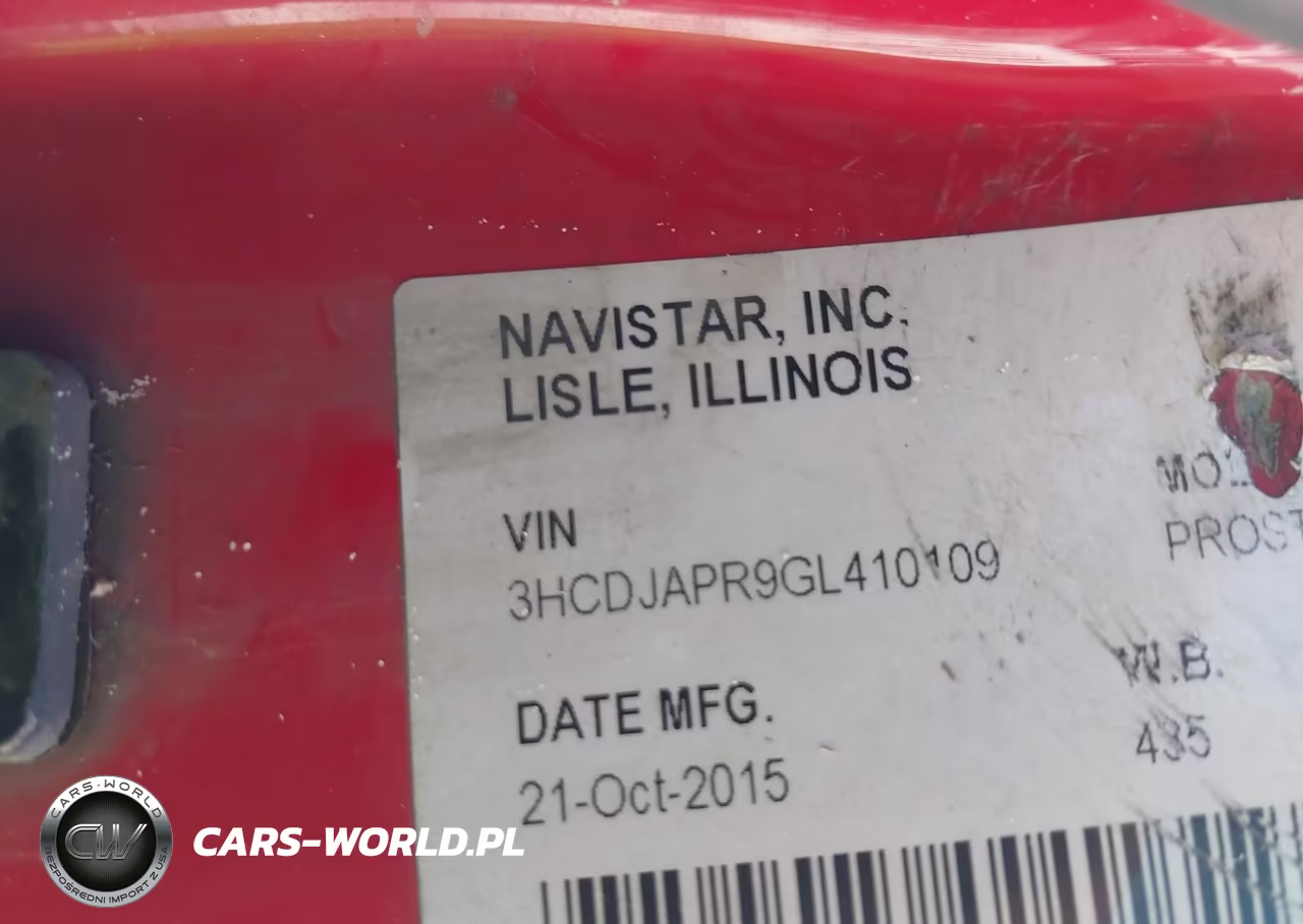 2016 International Prostar VIN:3HCDJAPR9GL410109 - 8