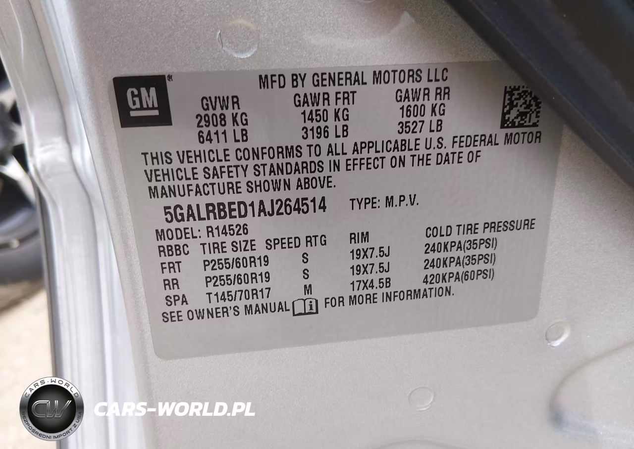 2010 Buick Enclave 1Xl VIN:5GALRBED1AJ264514 - 9