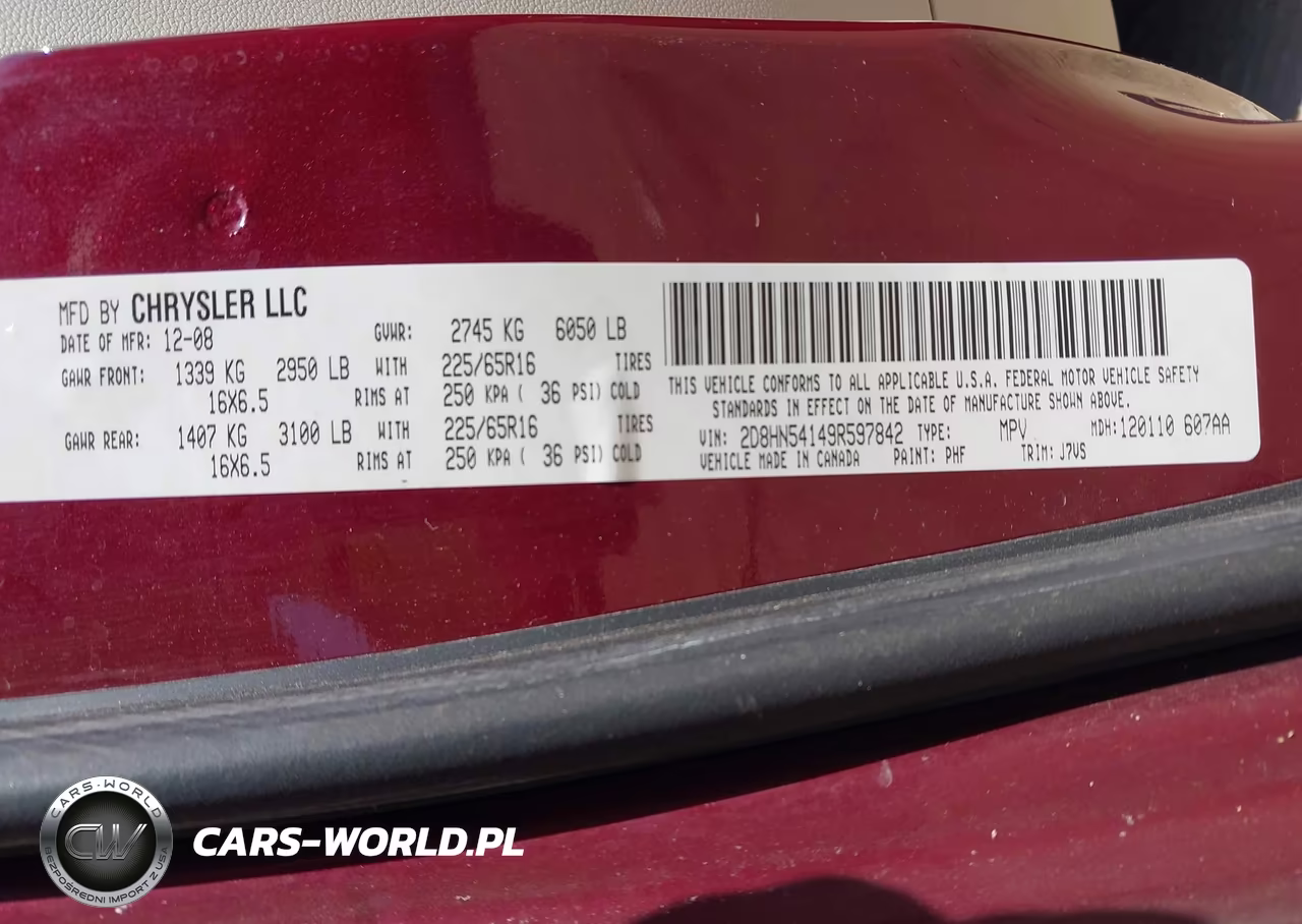 2009 Dodge Grand Caravan Sxt VIN:2D8HN54149R597842 - 9