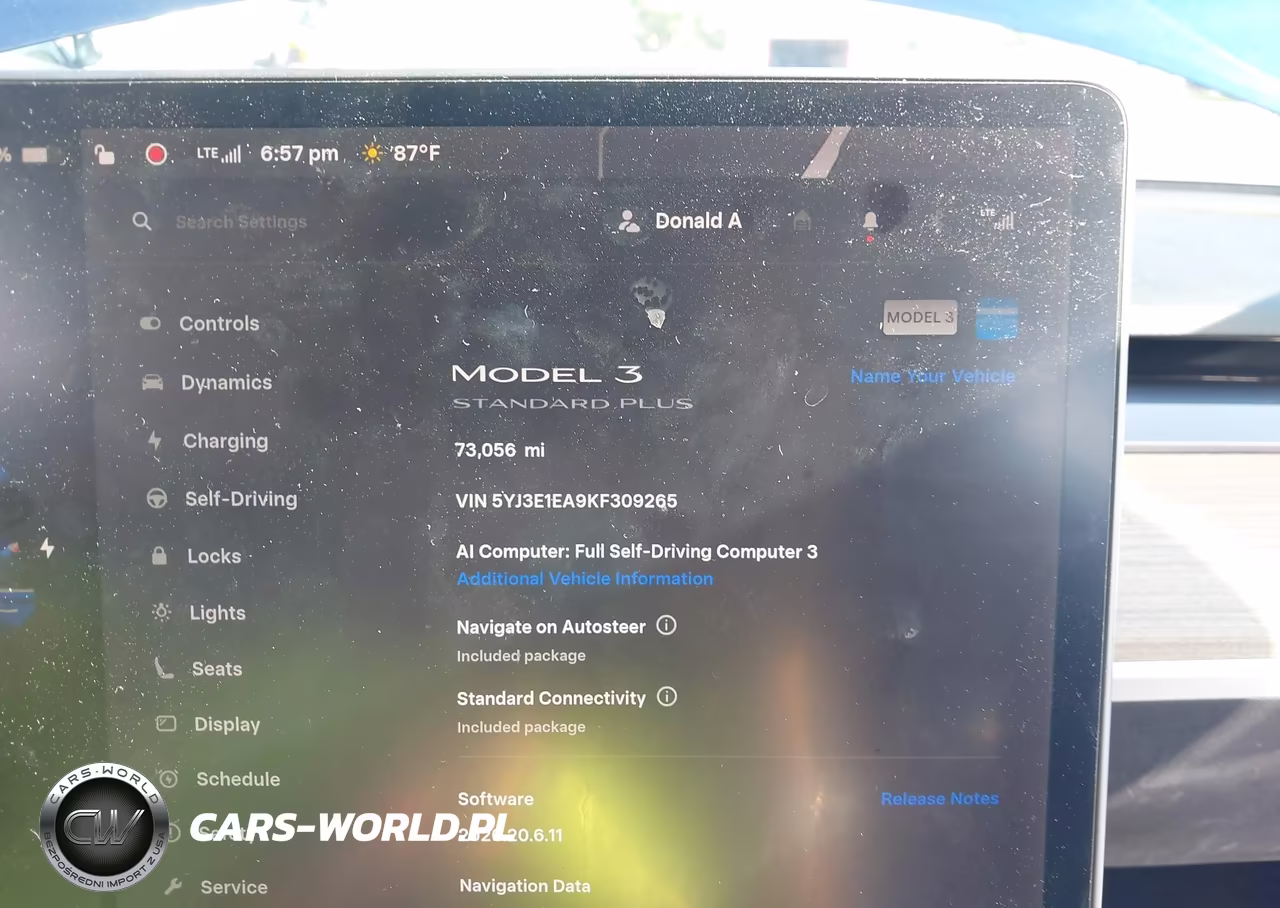 2019 Tesla Model 3 Long Range-Mid Range-Standard Range-Standard Range Plus VIN:5YJ3E1EA9KF309265 - 7