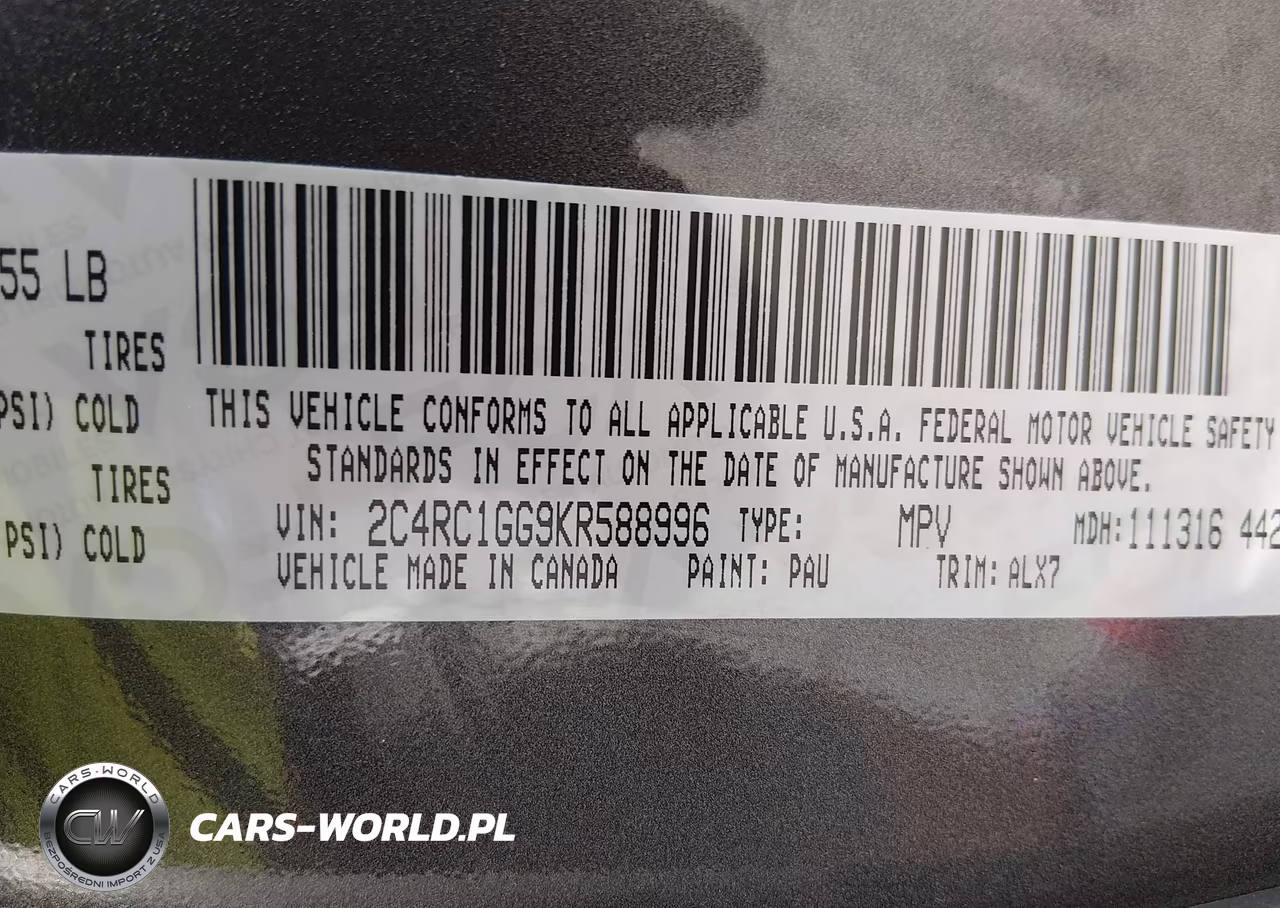 2019 Chrysler Pacifica Limited VIN:2C4RC1GG9KR588996 - 9