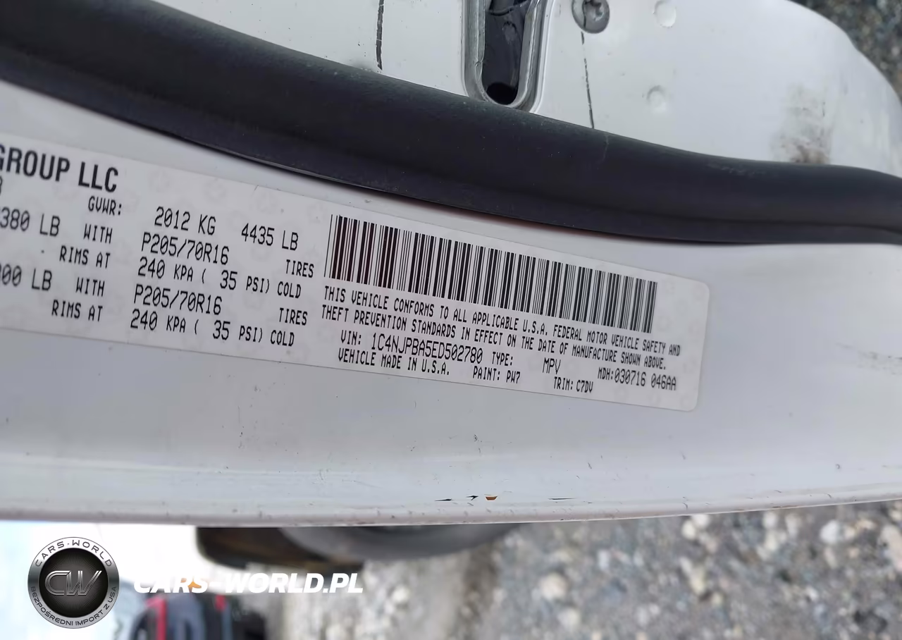 2014 Jeep Patriot Sport VIN:1C4NJPBA5ED502780 - 9