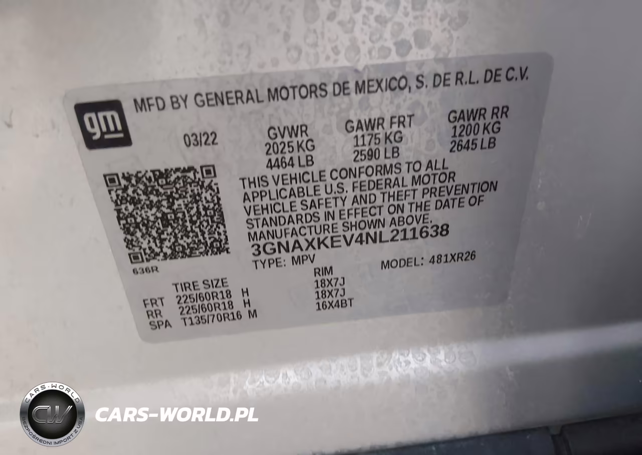 2022 Chevrolet Equinox Fwd Lt VIN:3GNAXKEV4NL211638 - 9