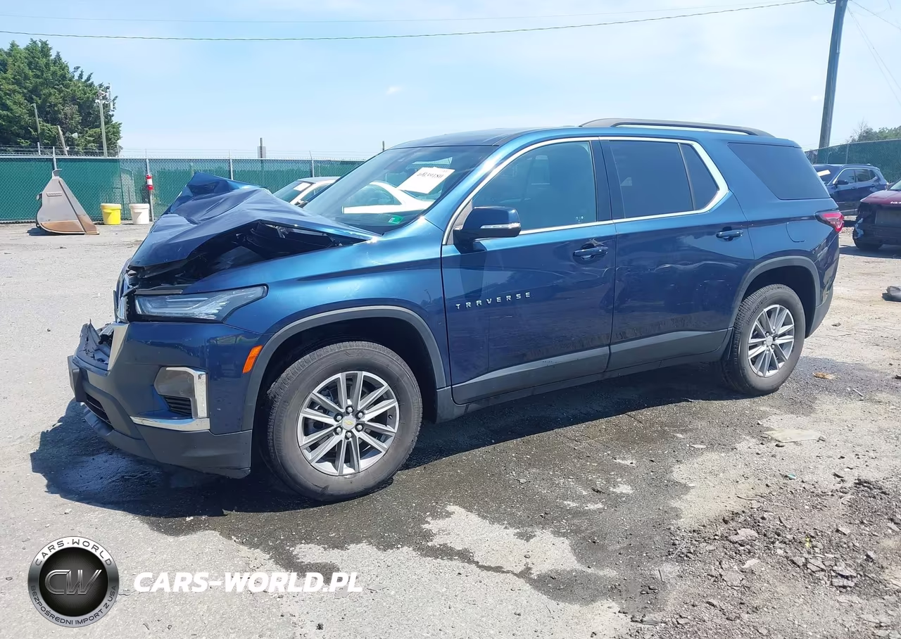 2022 Chevrolet Traverse Fwd Lt Cloth VIN:1GNERGKW7NJ168474 - 2