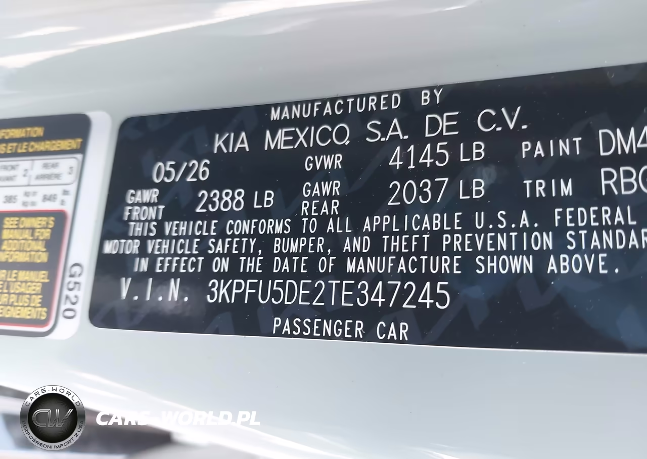 2026 Kia K4 Gt-Line VIN:3KPFU5DE2TE347245 - 9