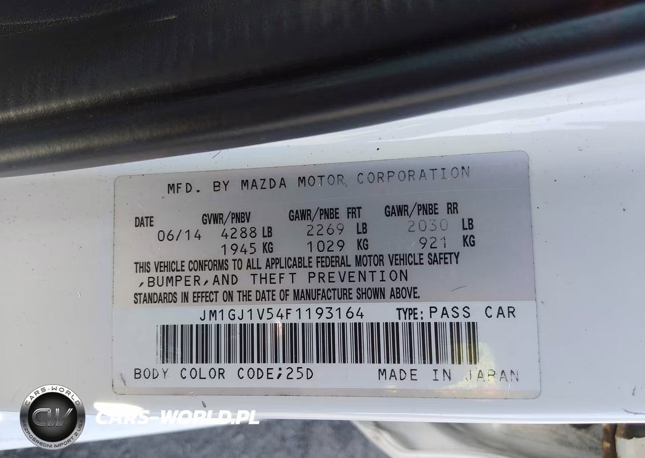 2015 Mazda Mazda6 I Touring VIN:JM1GJ1V54F1193164 - 9