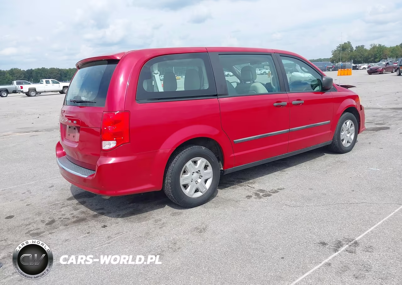 2013 Dodge Grand Caravan American Value Pkg VIN:2C4RDGBG3DR505024 - 4