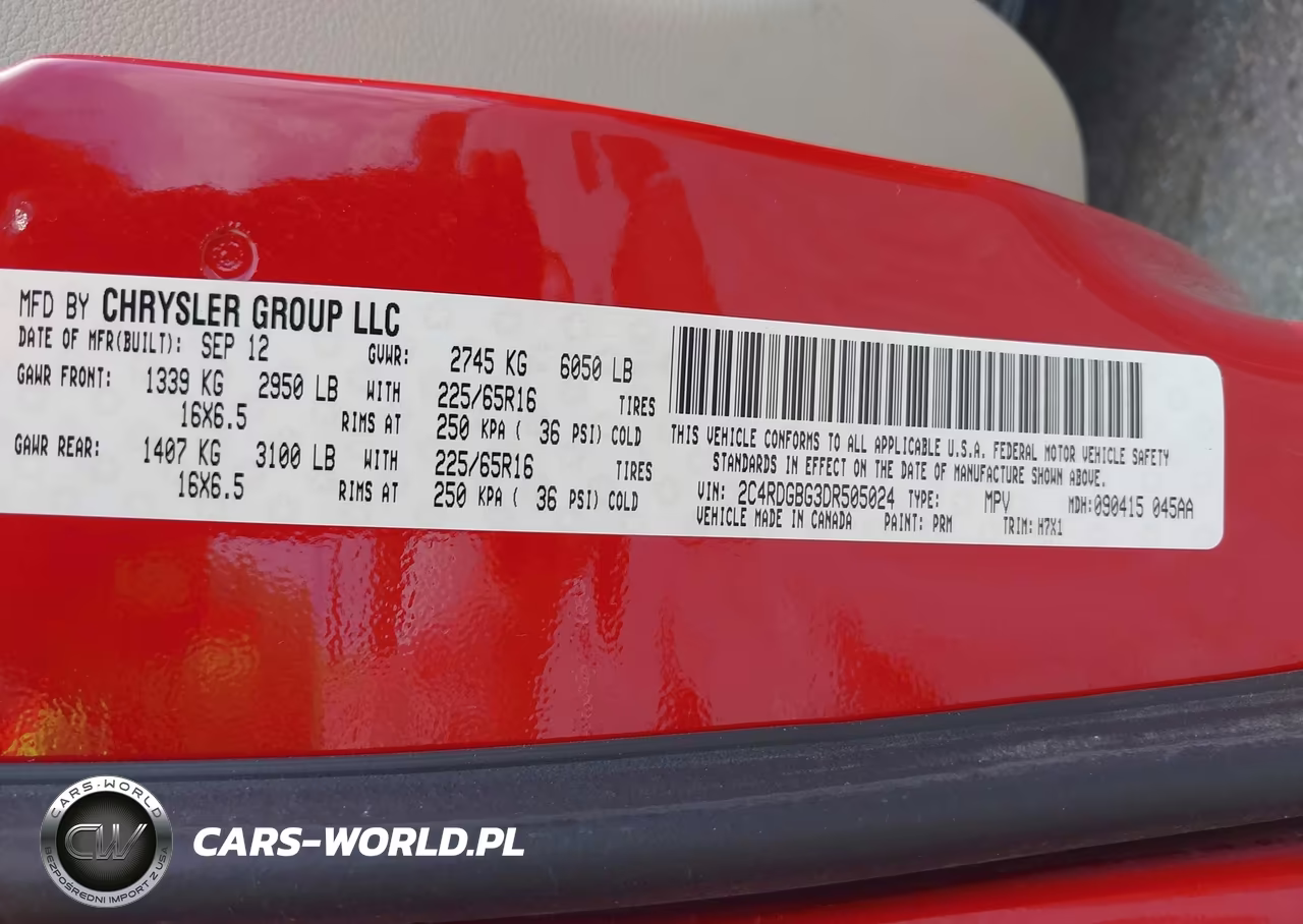 2013 Dodge Grand Caravan American Value Pkg VIN:2C4RDGBG3DR505024 - 9